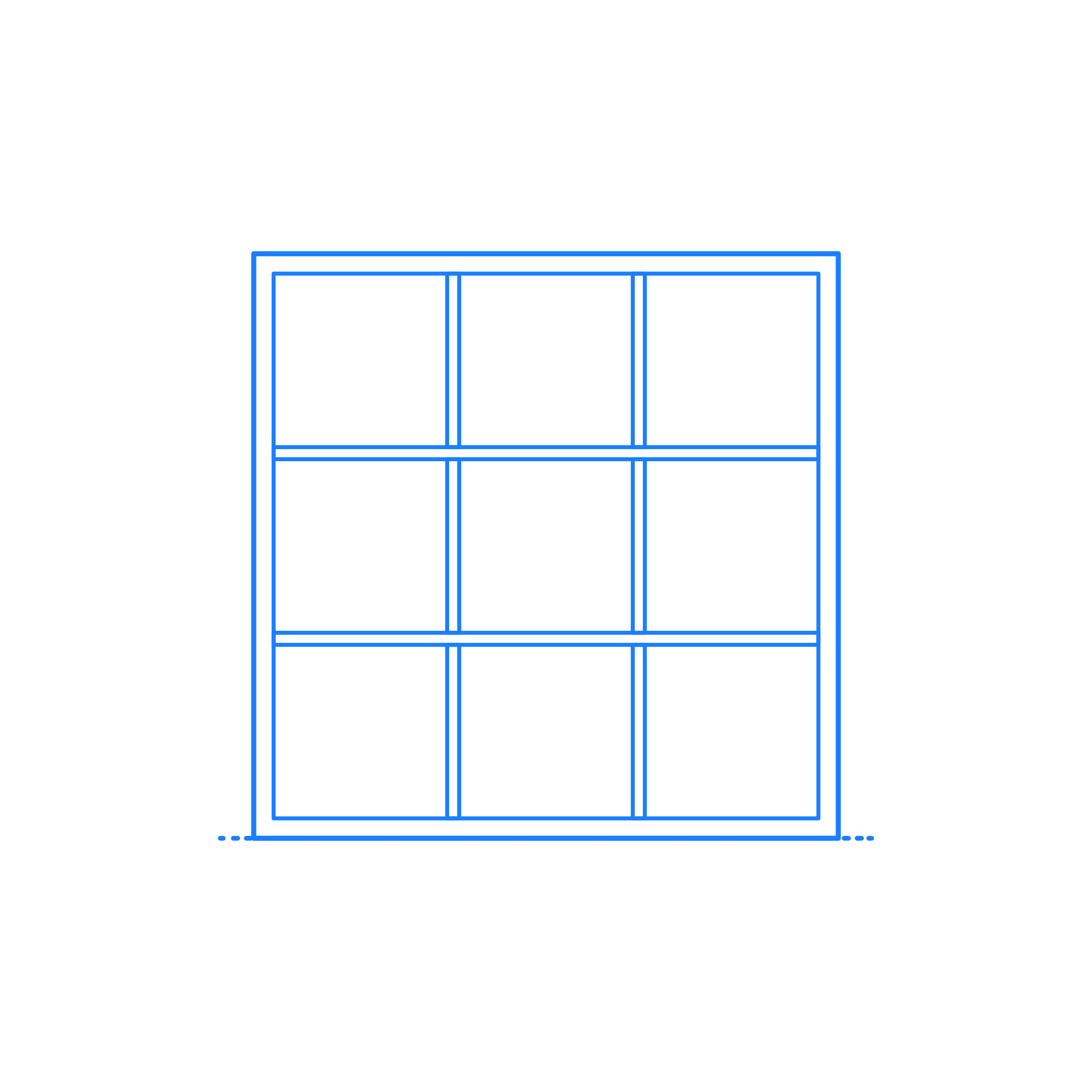 Furniture Bookcases Ikea Kallax Shelf Unit 3X3 Outline Drawing Svg Vector Free Vectors